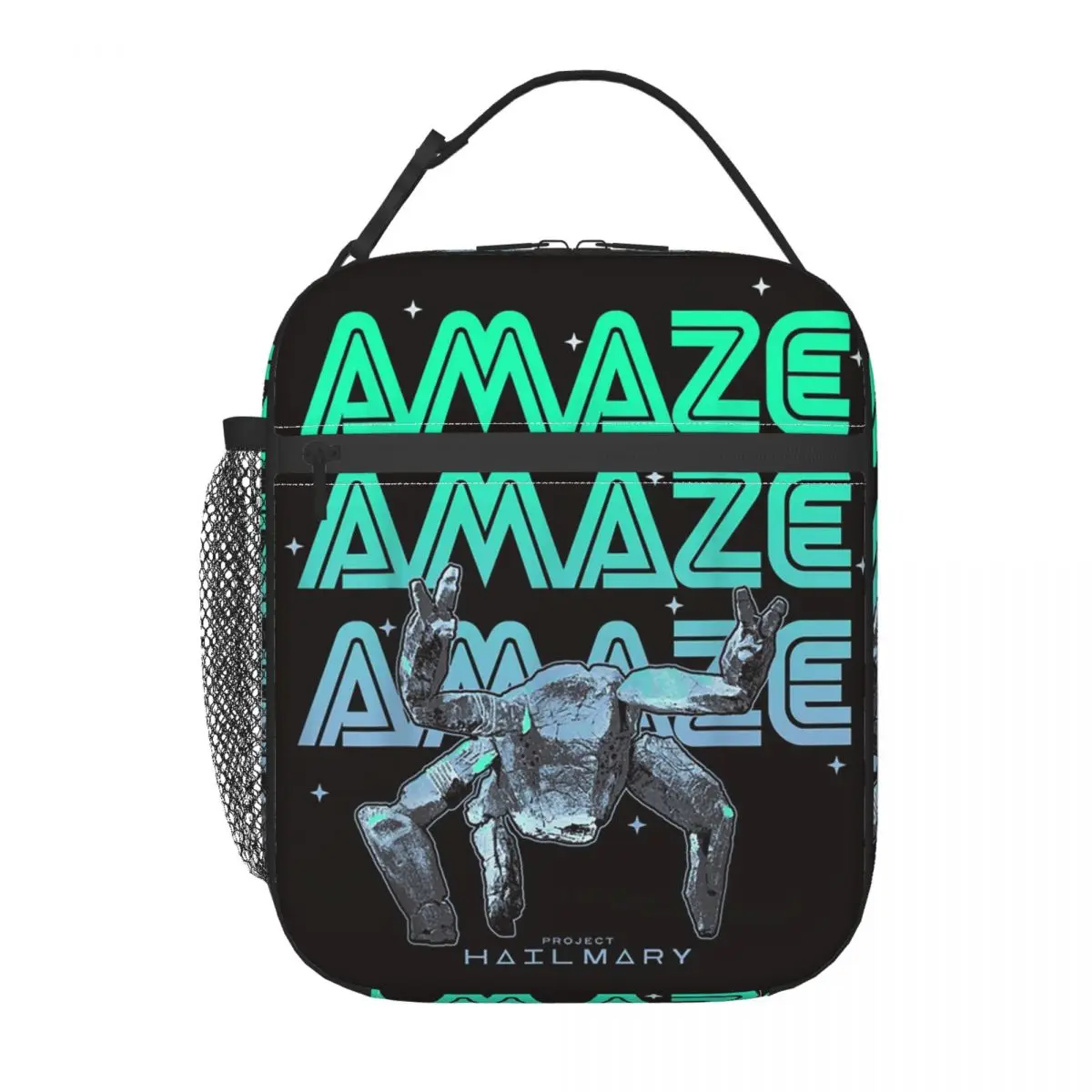 Movie Project Hail Mary Insulated Lunch Bag for Women Kids Leakproof Food Boxes Thermal Lunch Box Tote