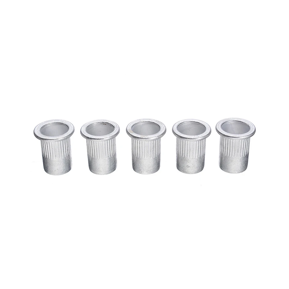 20-100pcs M3 M4 M5 M6 M8 M10 M12 Aluminum Alloy Rivnut Flat Head Rivet Insert Threaded Blind Nut Nutsert Screw Cap Rivet Nut