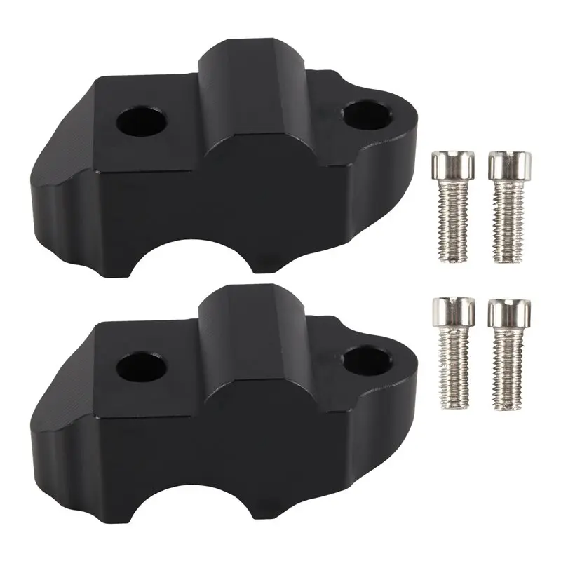 A22F-Motorcycle Handlebar Riser Clamp Mount Handle Bar Heighting Back Move Extend Adapter For BENDA Benda Jinjila 250/350/500