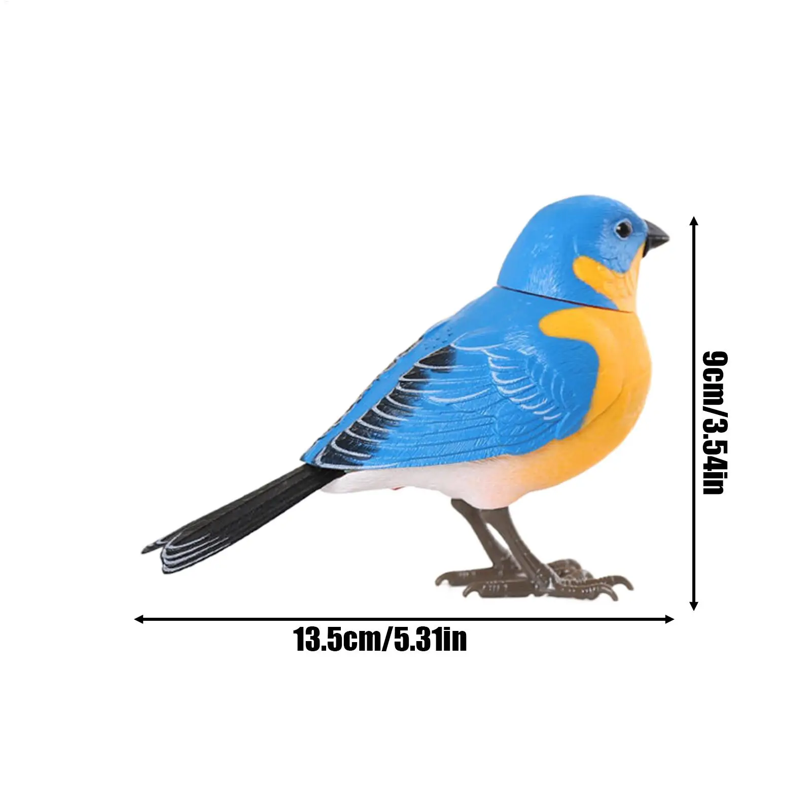 Jouets d'oiseaux pour enfants, jouet électrique de bureau, animal de compagnie électronique parlant réaliste pour jeu sensoriel, décoration de salle d'anniversaire en plein air, fête