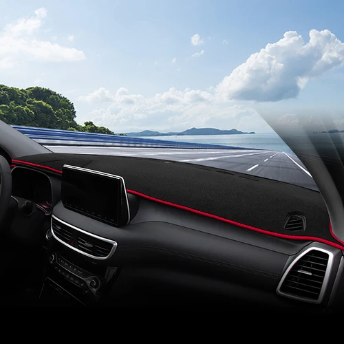 Imagen 2 del producto Para Hyundai Tucson TL 2019 2020, cubierta parasol para salpicadero de coche, accesorios de alfombrilla antideslizante para escritorio de instrumentos