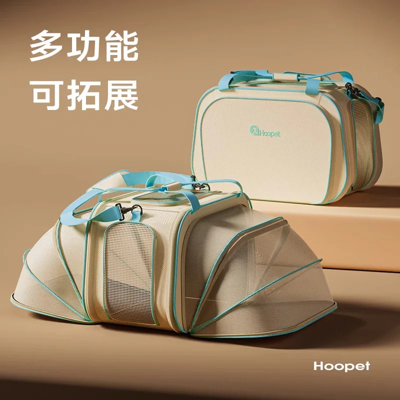 Cat bag out portable small dog puppy large capacity portable messenger anti-stress