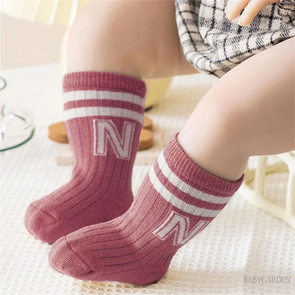 3 Pairs Children's Socks Spring Autumn Boy Girl Sports Socks Campus Student Socks Autumn Men's and Women's