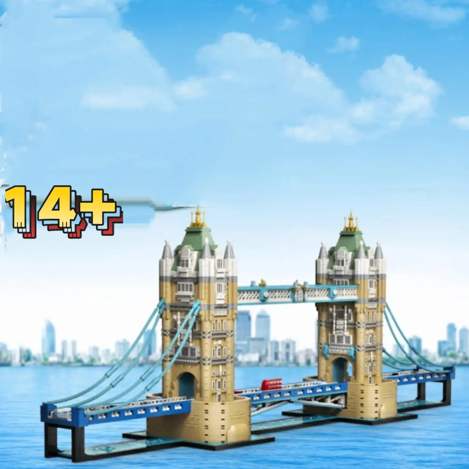 In Stock 3745pcs Creative World Famous Landmarks London Bridge Building Blocks Tower Model Construction for Adult Decor 2026 New