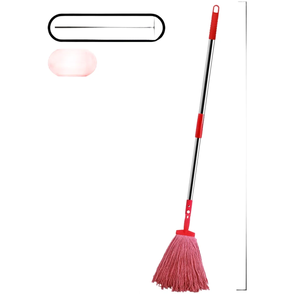 For Wax Mop Designed for Wood For tile and Concrete Floors Cotton 36CM Head 1.2M Telescopic Stainless Steel Rod