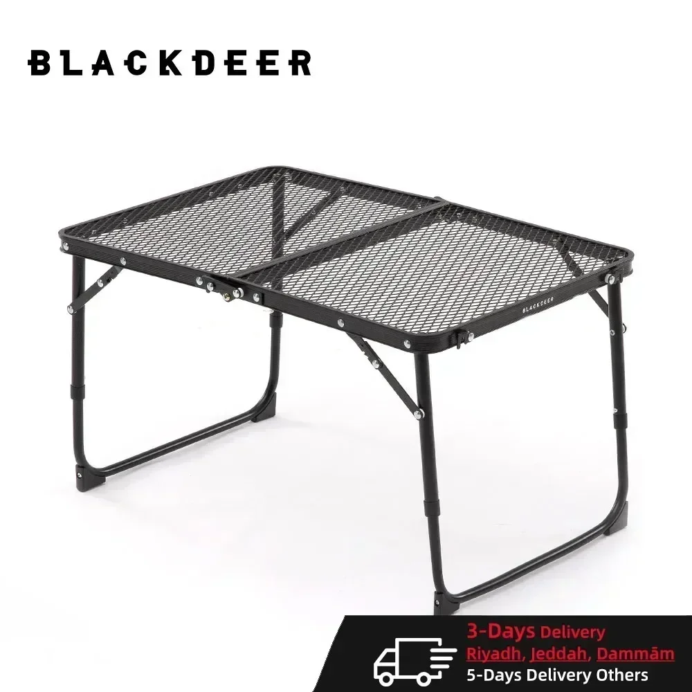 

Black-deer Outdoor Furniture Portable Table Camping Portable Folding Iron Picnic Ultra Light Folding Garden Desk Ultralight