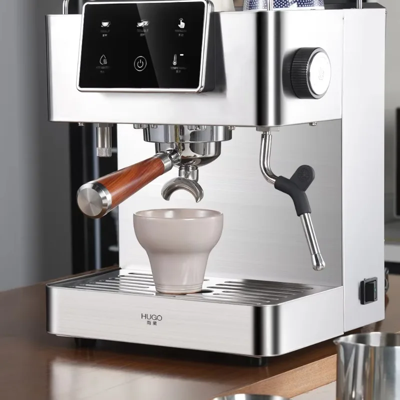 Commercial Large Stainless Steel Brew Coffee Machine Semi Automatic 15 Bar Espresso Coffee Maker
