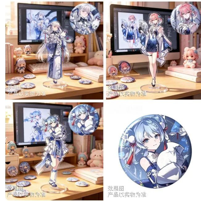 Figura de Acrílico de Jinhsi Changli Youhu del Anime Wuthering Waves, Modelo de Placa, Colección de Cosplay, Decoración de Escritorio, Regalos, Nuevo XYZ