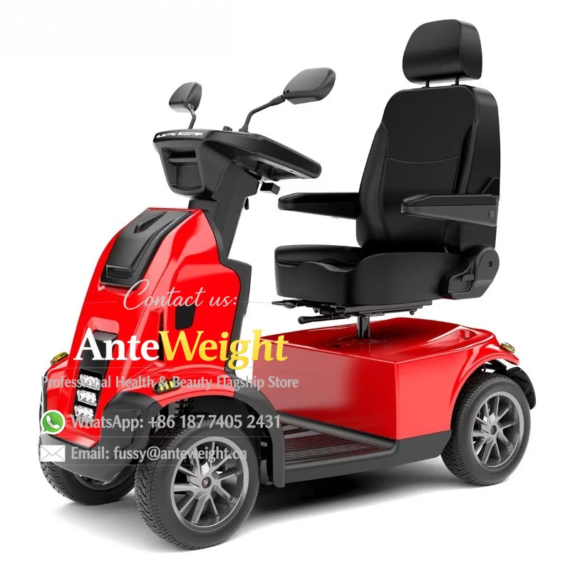 

950W Portable All Terrain Outdoor Elderly Power Travel Durable 4 Wheel Electric Mobility Scooter for the Adults