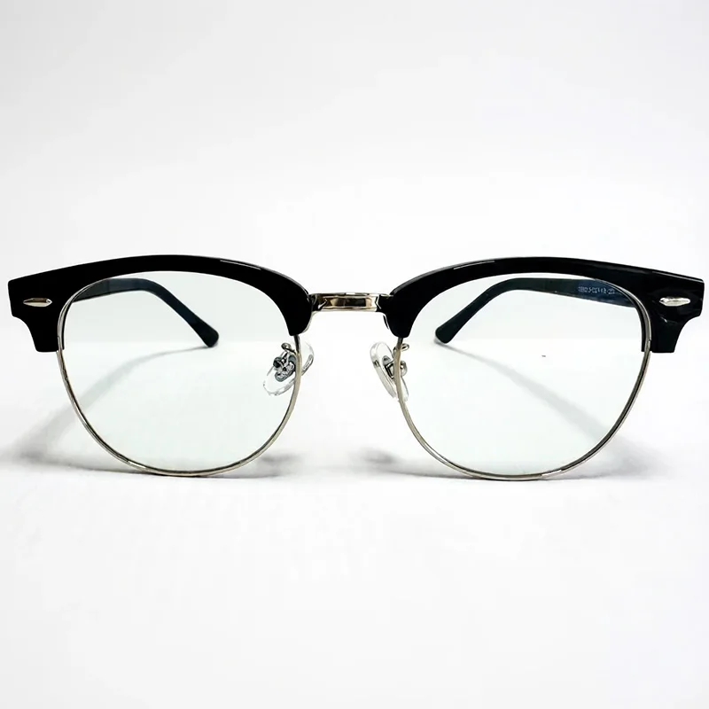 

Men Retro Fashion Eyeglasses Women Luxury Brand Design FocusAid Acetate Metal Oval Half Frame Optical Glasses