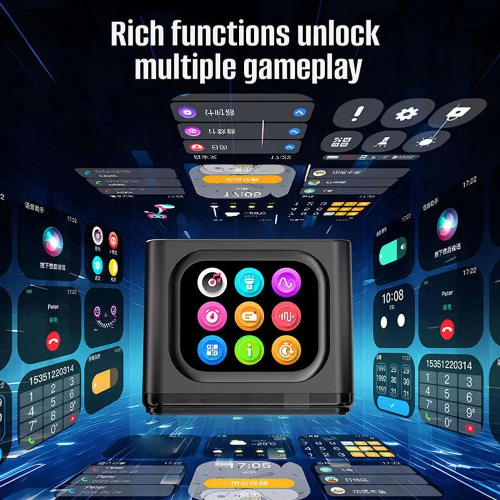 Bluetooth Speaker Wireless IP67 Waterproof Dustproof Portable Speaker With LED Display Loud Stereo Sound For Home Party Outdoor