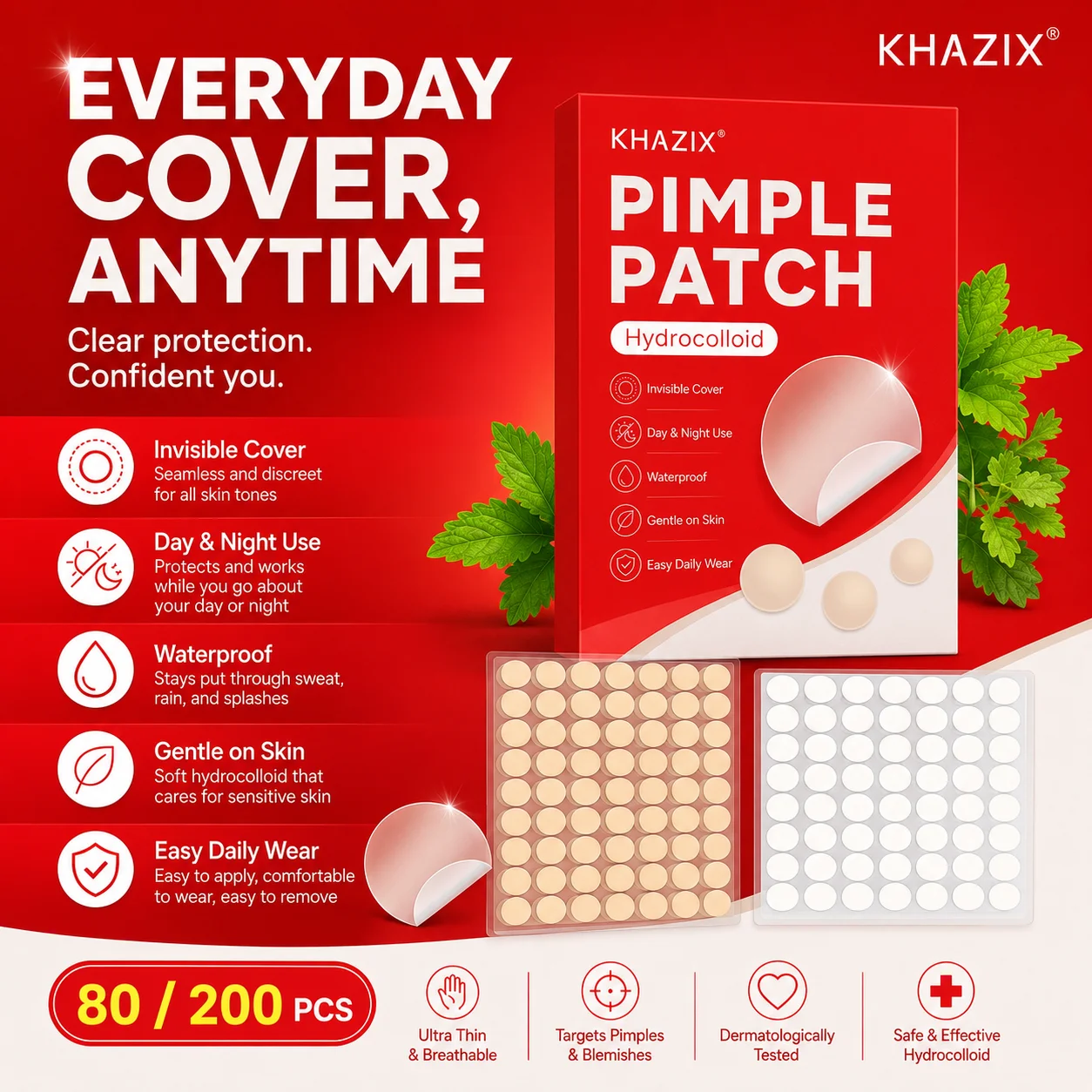 80/200 Buah Koyo Jerawat Hidro - Hydrocolloid Acne Patch ulasan dan harga