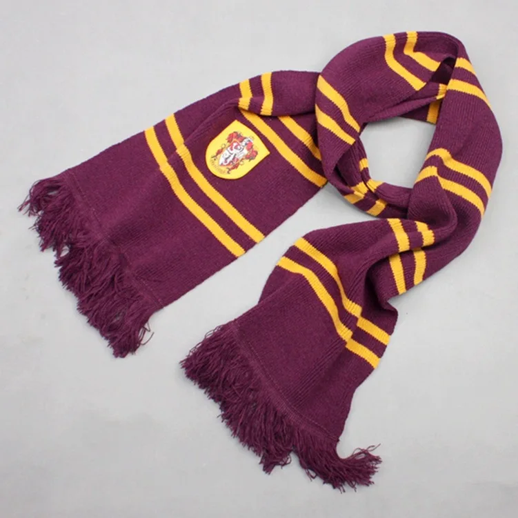 Harry Potter Scarf Gryffindor Scarves Slytherin Scarf Ravenclaw Costumes Accessories Cosplay Cos Xmas Gift for Kids