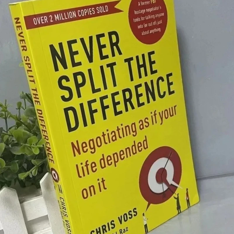

Never Split The Difference By Chris Voss Books In English for Adults Negotiations Emotional Intelligence New Listing