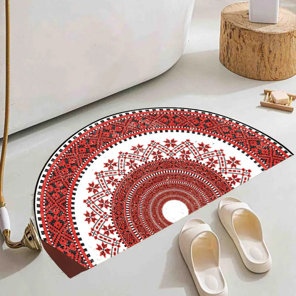 Floor Mat Soft Reusable Bathroom Mat Entrance Welcome Door Mat Bathroom Shower Rug Household Supplies