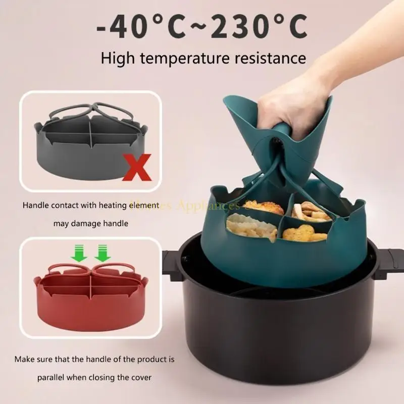 D0AB Hearing Air Fryers Pad Silicone Air Fryers Fryers корзина воздушные фритюрни