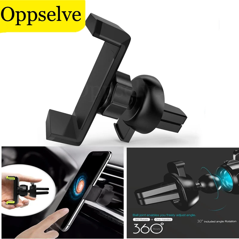 Auto Telefoon Houder Voor Iphone 14 13 12 11 Pro Max 360 Rotatie Ondersteuning Mobiele Air Vent Mount Auto Houder mobiele Telefoon Houder Stand