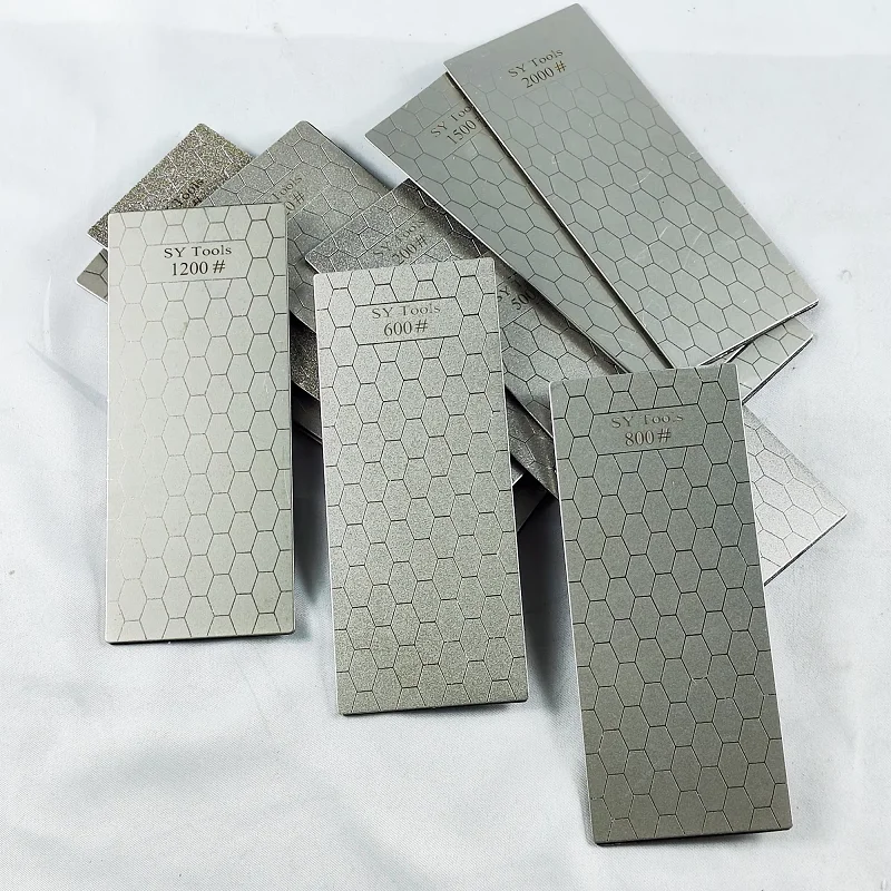 Diamond Stone No Base Bar Used Knife Honeycomb Sharpener Diamond Whetstone Grinding Stone Sharpening Stone Bars Kitchen Tool