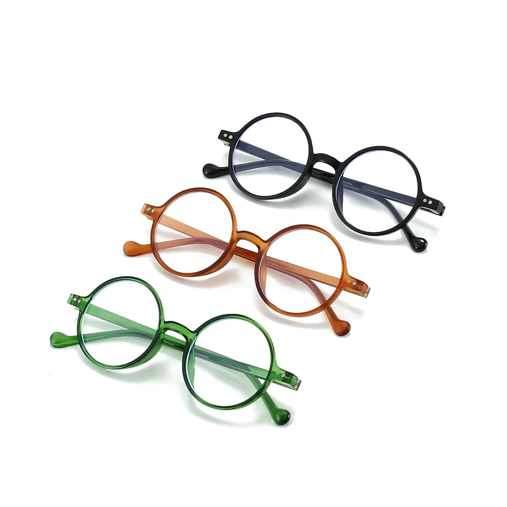 Reading Glasses for Women Vintage Round Frame Corrective Glasses Men Hyperopia Presbyopia Reading Eyeglasses+1.0+1.5+2.0+2.5+3.0