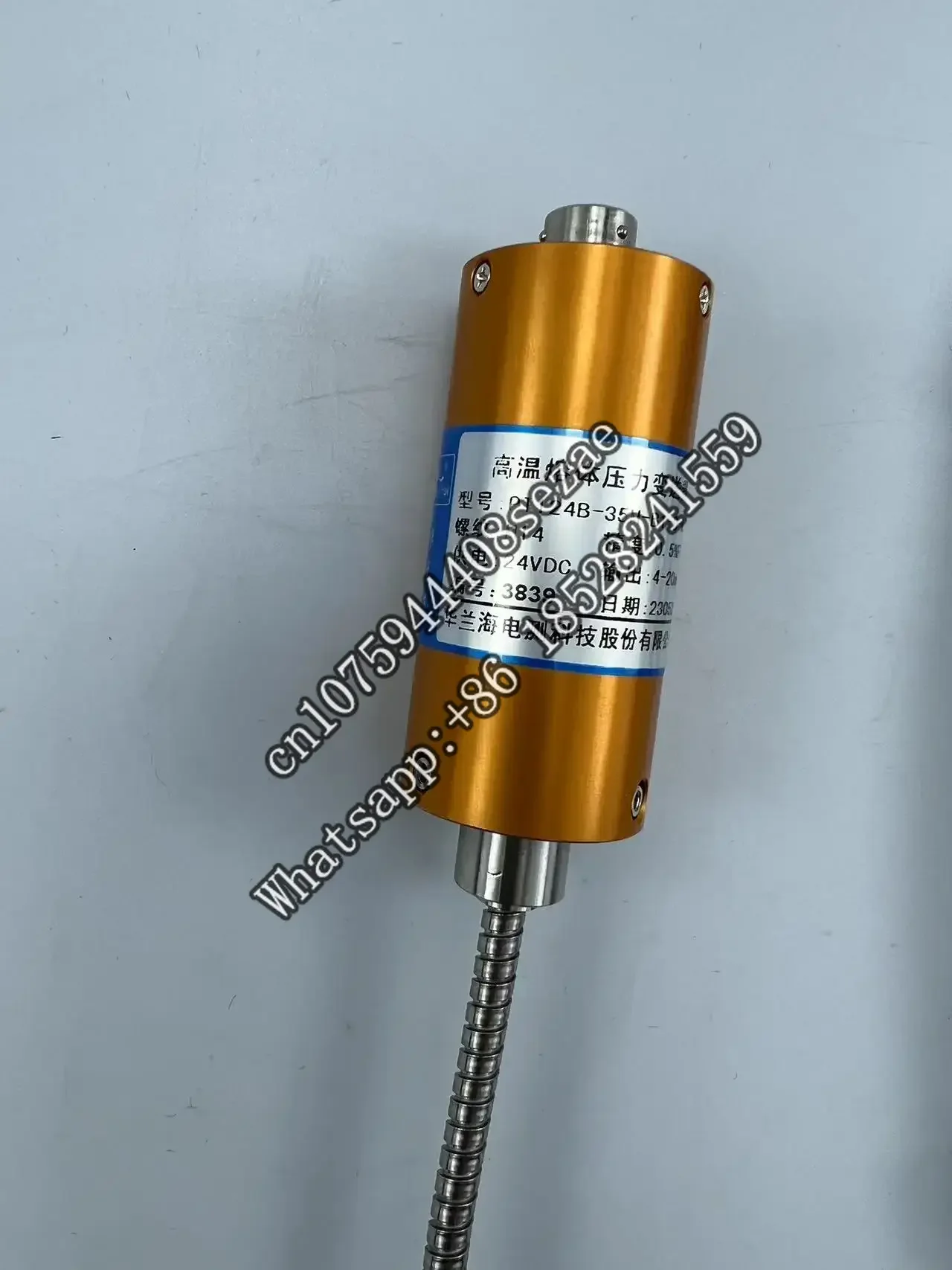 

2025.4 New Original Hualan Hai Sensor Hualan High-temperature Melt Pressure Sensor PT124/PT123 NEW