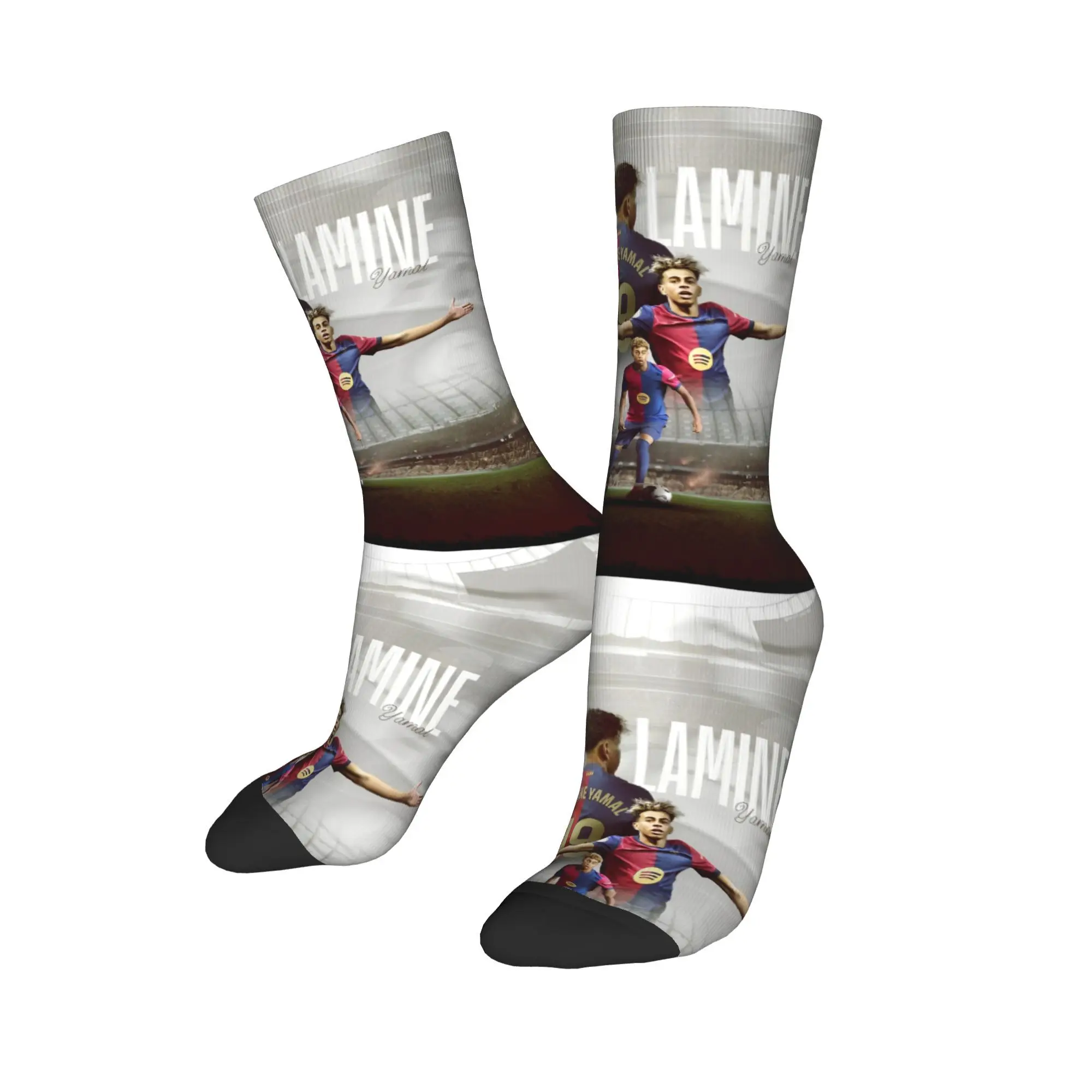 

Autumn Winter Cool Unisex Spain 19 Football Lamine Y-Yamal Socks Breathable Football Socks