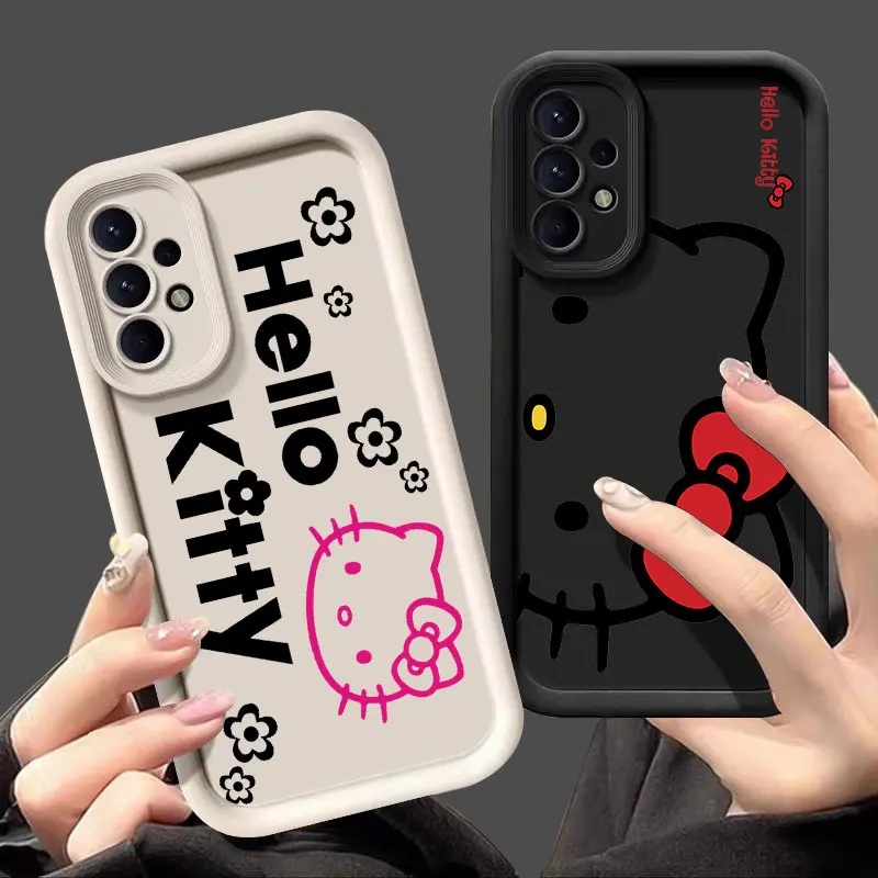 

Cartoon Hello Kitty Cute Soft Case For Samsung Galaxy A55 5G A54 A35 A53 A52 A34 A12 A13 A14 A15 A16 A21 A25 A32 A33 Phone Cover