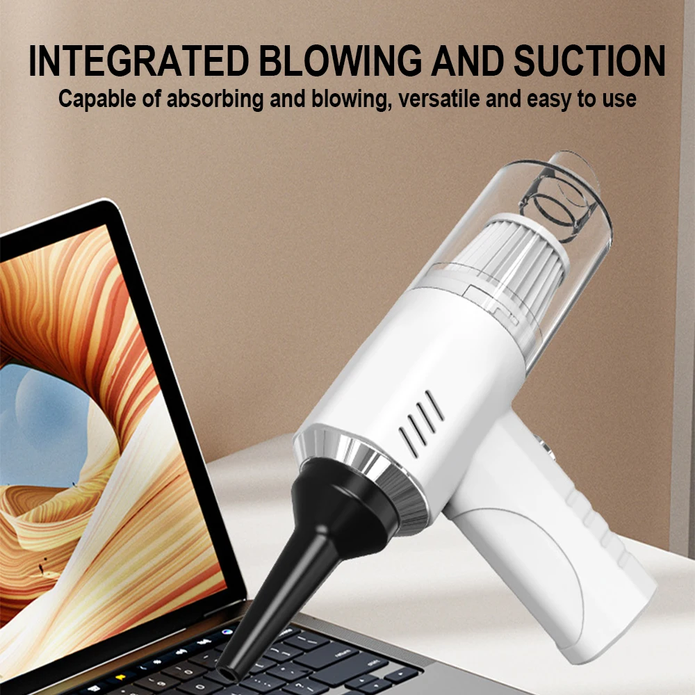 Car Vacuum Cleaner Portable Rechargeable Multi Purpose Wireless Vacuum Cleaner Household Cleaning Cordless Handheld Dust Blower