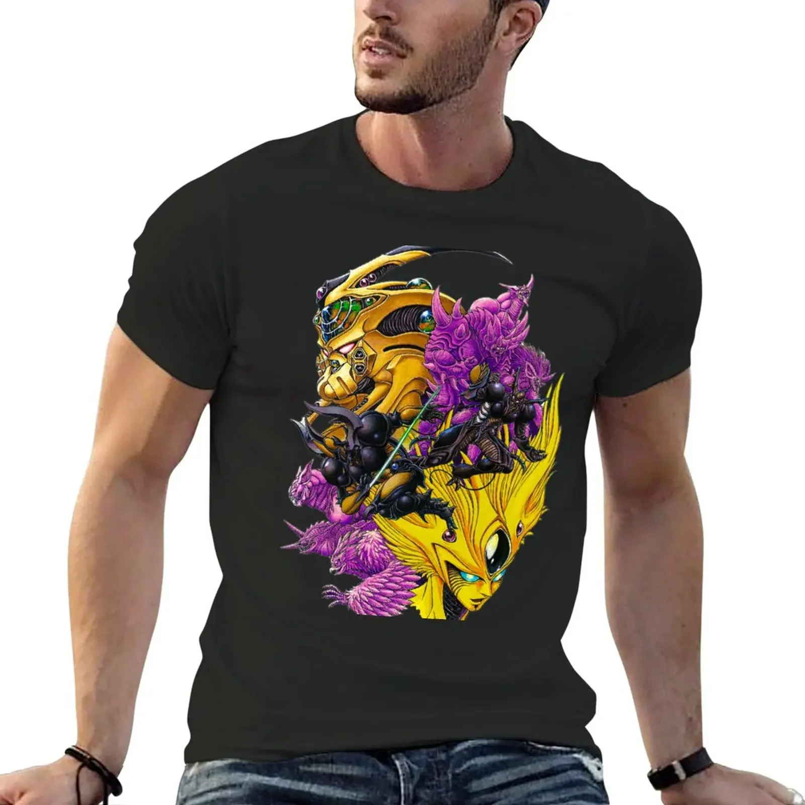 Guyver T-Shirt oversized sweat shirts t shirts for men cotton