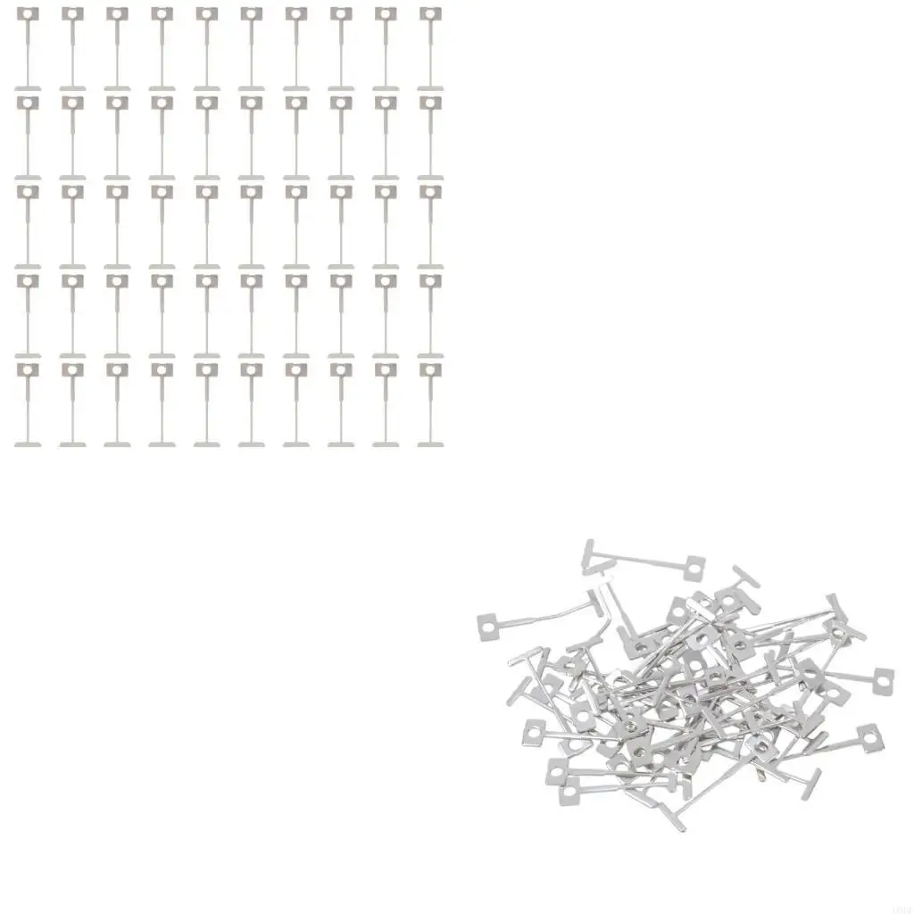 Durable 50x Tile Leveling Steel Needles Replacement T-Pins for Ceramic Install