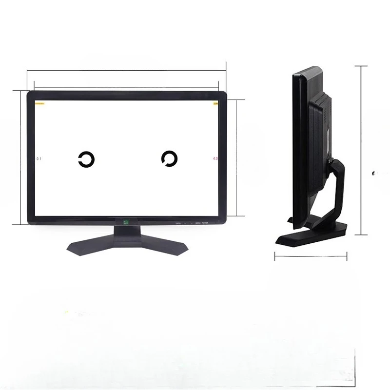 مخطط عين LCD مقاس 19 بوصة، معدات النظارات، شاشة قياس البصر في مستشفى العيون #2