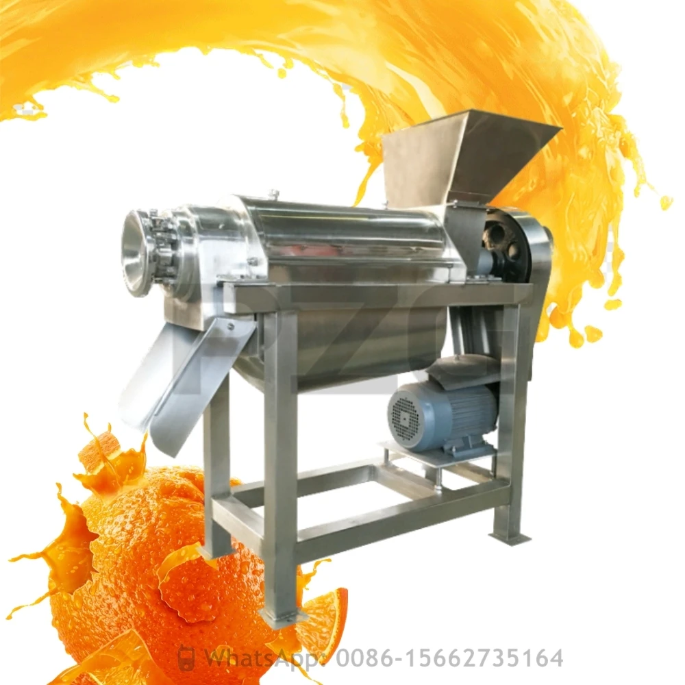 Commercial Industrial Automatic 500KG/H Fruit Juice Lemon Squeezer Extractor Citrus Juicer Extractor Machine Orange Juicer