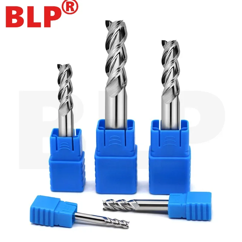 

Фреза с покрытием из сплава Вольфрамовая сталь инструмент из алюминия CNC Maching Hrc55 3 лезвия торцовые фрезы Фреза Деревообработка