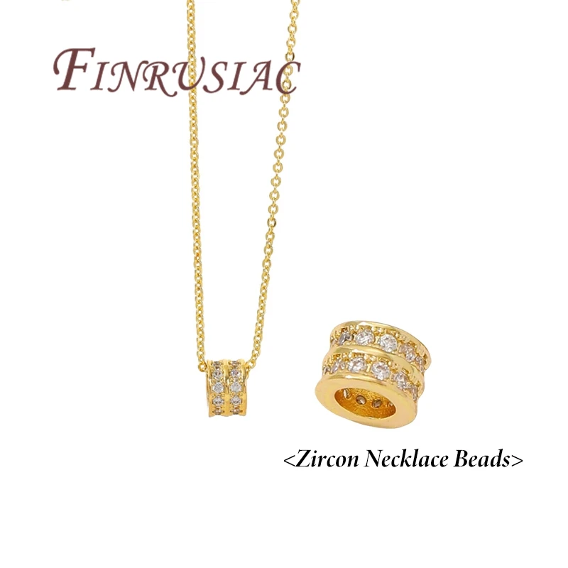 8 مللي متر * 5 مللي متر 18K مطلية بالذهب حبة للمجوهرات ، إكسسوارات عقد ذاتية الصنع ، فواصل للخرز ، مستلزمات صناعة المجوهرات ، خرز فاصل #2