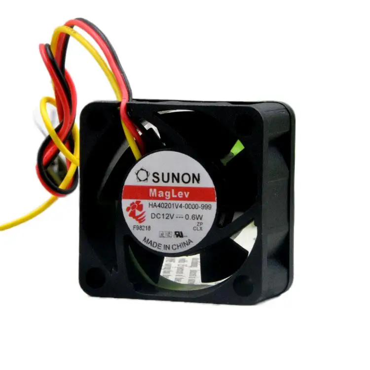 

SUNON SUNON HA40201V4-0000-999 12V 0.6W 4020 3-Wire Mute Cooling Fan