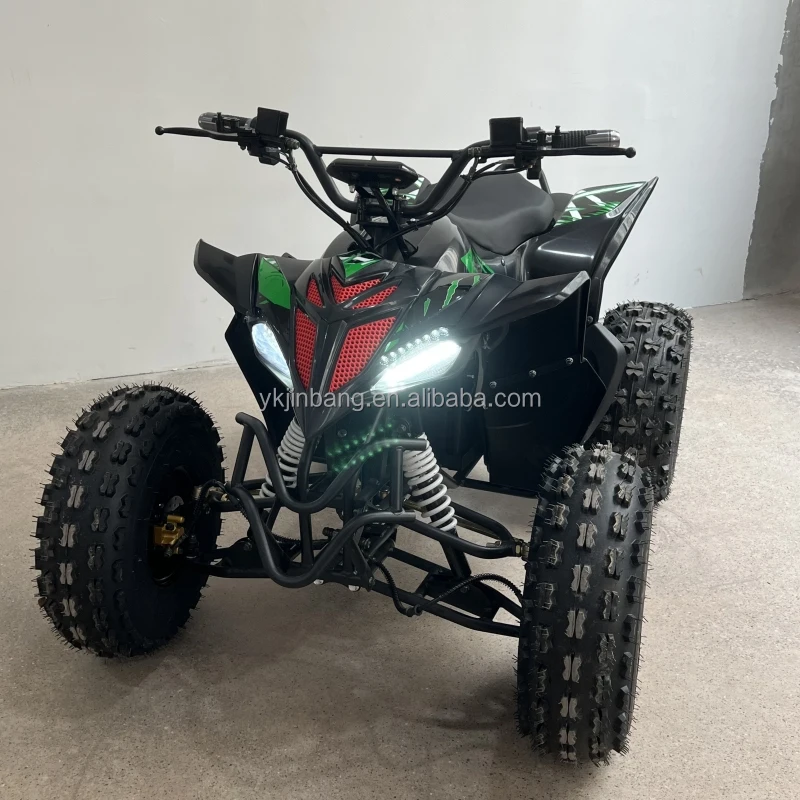 CE Certified High Quality 110cc Kids Quad Bike ATV Electric Start Automatic Gas 4-Stroke Engine Chain Drive 2WD 50-75Km/h