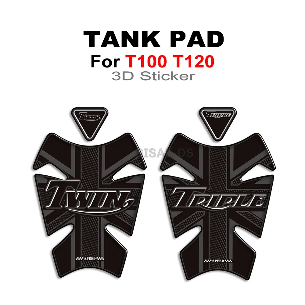 

For Triumph Bobber Rocket 3 Bonneville Scrambler 1200 Thruxton R RS Speedmaster T100 T120 Street Cup Speed Twin Tank Pad Sticker