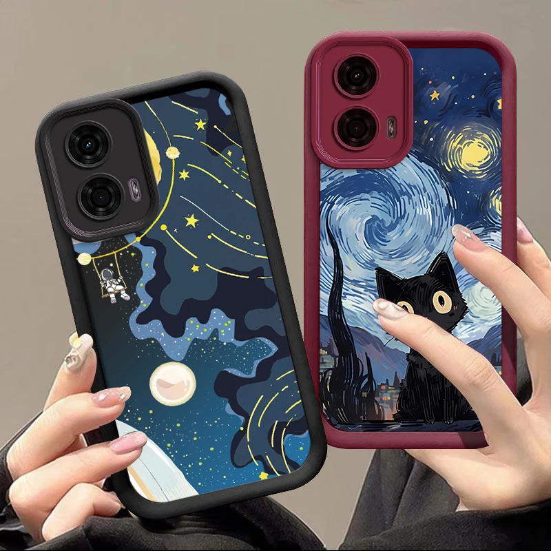 G24 Night Sky New Sky Eye Phone Case For Motorola Moto G24 G24Power G54Power G20 G54 G84 G53 E40 E32 G04 G22 G30 G34 G53 Cover