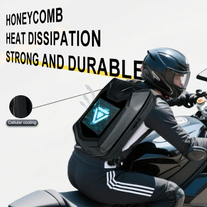 LED Advertising Backpack APP Control Advertising Business Bag Waterproof Outdoor Pixel Screen Bag for Outdoor Travel Schoolbag