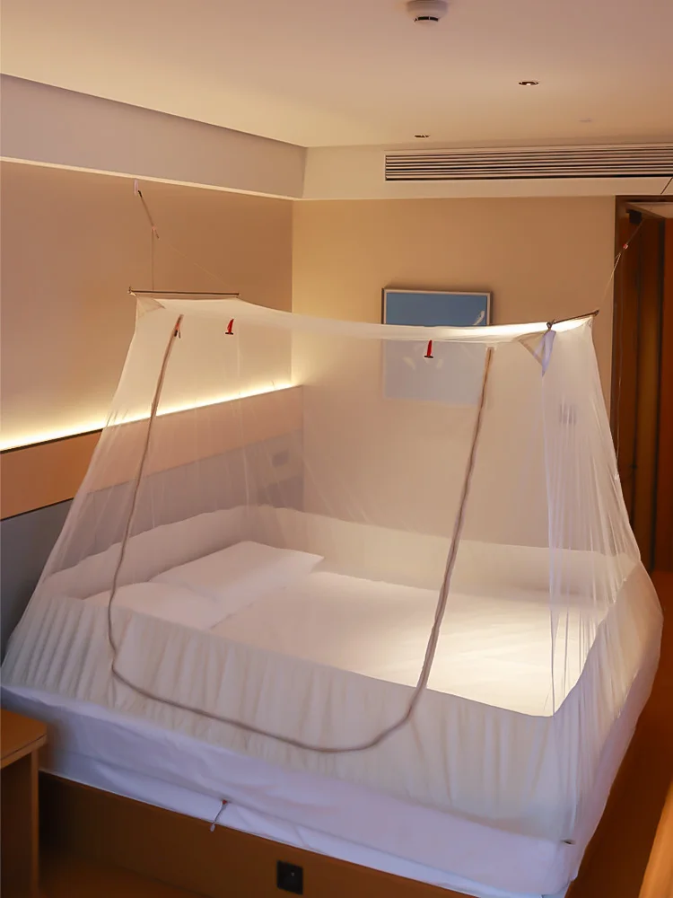 Lifefrees N4 New Portable Travel Mosquito Net Foldable Easy Storage No-Install Design Machine Washable Aluminum Frame Summer ...