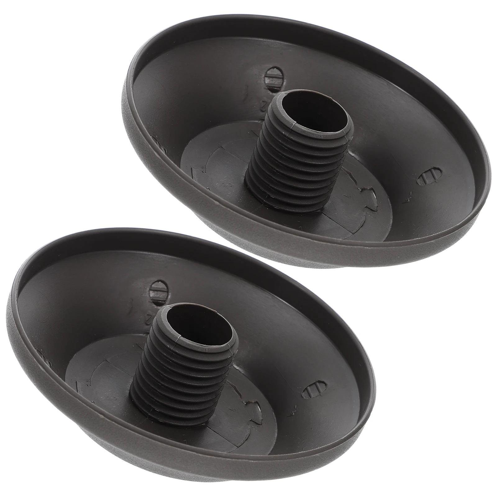 

2 Pcs Umbrella Cap Replacement Tip Cover End Tips Top Portable Tops Bubble Accessories Plastic Professional