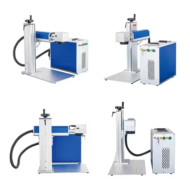 JPT 50w 60w 80w 100w 20W 30W Mopa Metal Cards Mark Fiber Rings Jewelry Engraving  Marking Machines with Rotary