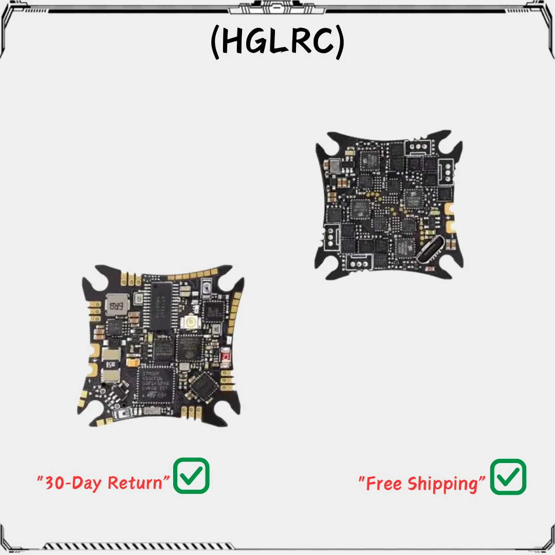 

HGLRC Новый контроллер полета SPECTER 15A AIO MPU6000 F411 Bluejay 15A 4in1 ESC UARTS ELRS 2.4G RX 2-4S 25,5X25,5 мм RC FPV Дроны
