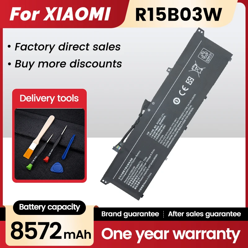 BNN R15B03W Laptop Battery For Xiaomi Pro 15 OLED Pro 15 2021 Series XMA2009-AL/XMA2009-DB series XMA2009-FJ/XMA2009-EJ battery