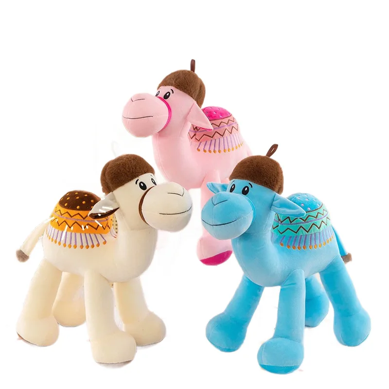 Cute cartoon camel plush toy doll, children's gift ornament, cute pet doll, creative soft and cute toy