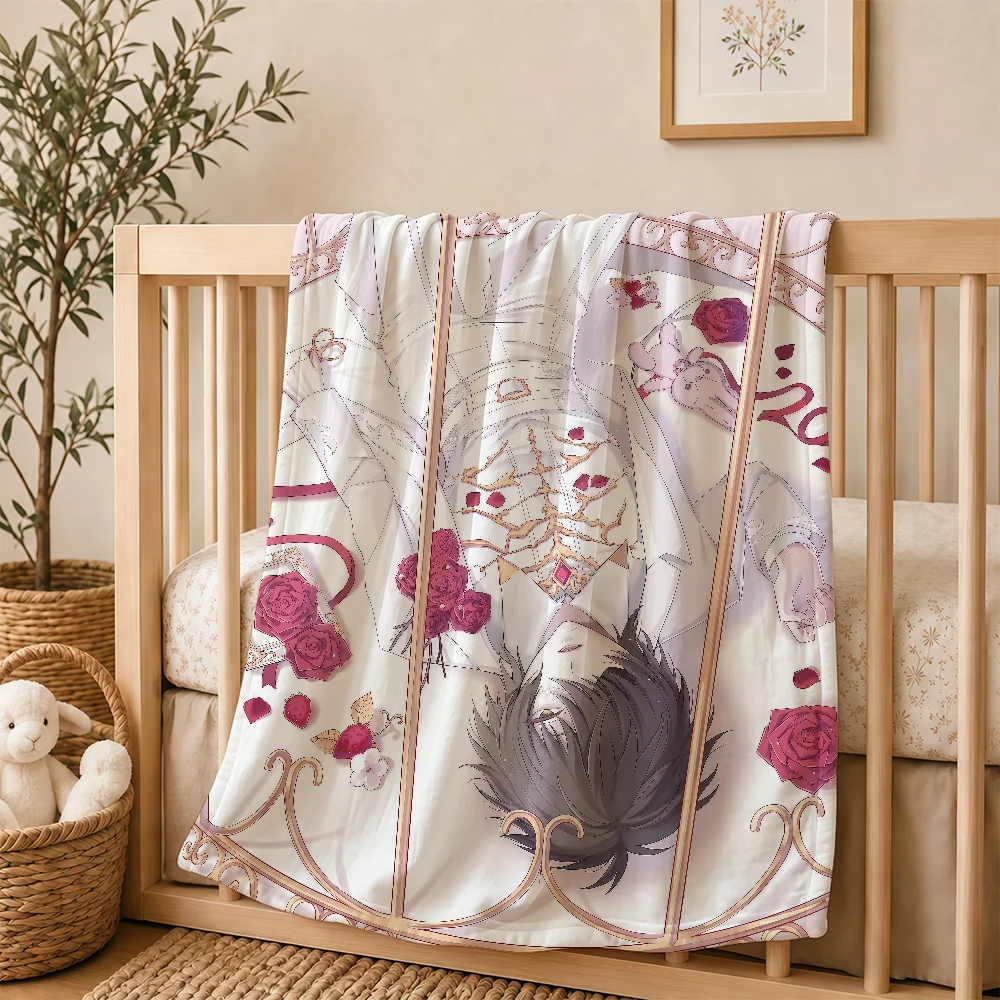 Game Slow Damage Towa Blanket For Soft Warm Knee For Bedroom Living Room Bed Sofa Camping Picnic Office Gift Throw