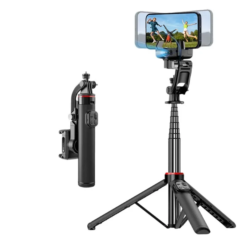 New automatic follow-up gimbal artifact, Bluetooth photo tripod, mobile phone selfie stick anti-shake retractable stabilizer