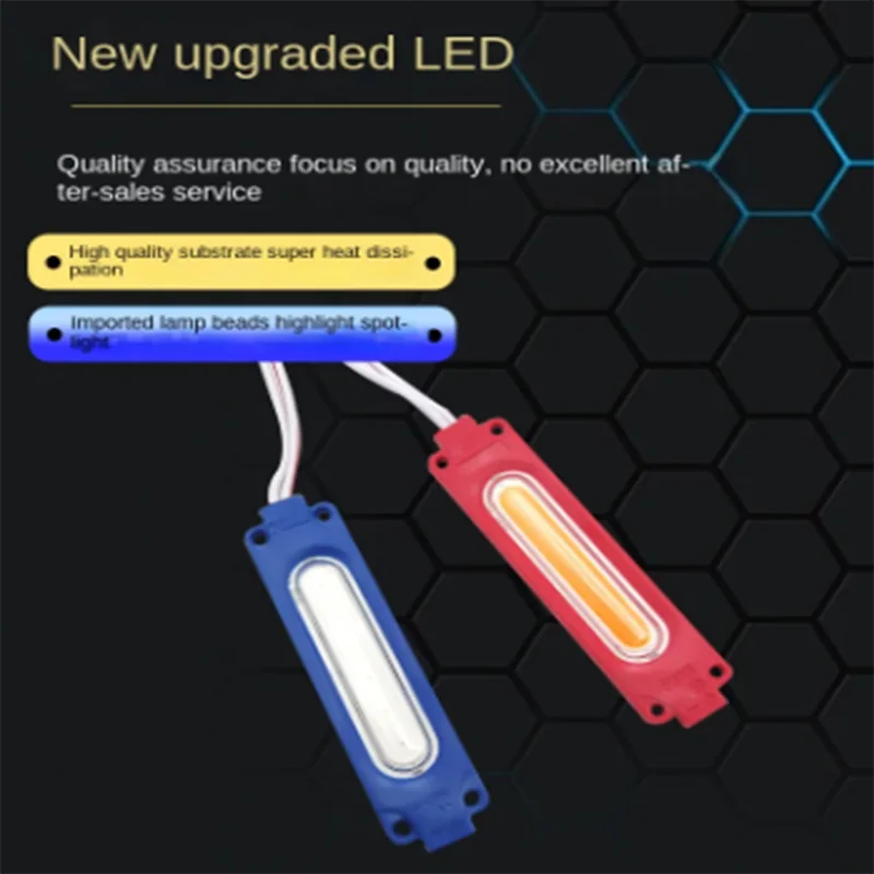 2026 20pcs/lot DC 12V 2W 6LED Injection Light With Lens COB LED Module Waterproof IP68 LED Back Light for Sign Channel Letter