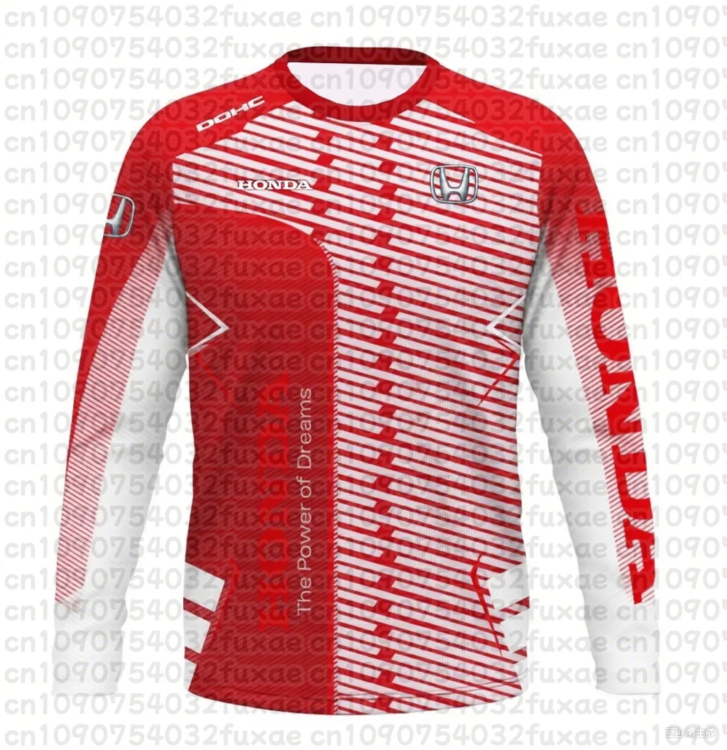 Sommer Herren T-Shirt Sport Motorrad Rennwagen Marke Schnelltrocknend Teenager Langarm Mode Lässig ​ – Detail 7