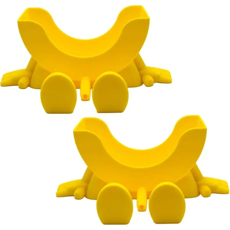 A08R-For Scrub Daddy, Sponge Holder 3D Printed In Yellow, Includes Drainage Hole& Legs(2Pcs) For Kitchen Sink- Yellow Caddy DS