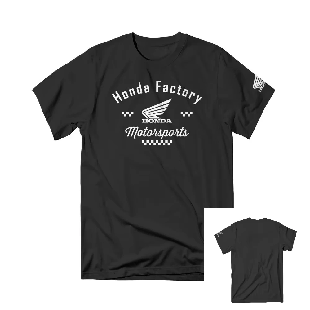 

Honda Wingless Motorcycle T-Shirt Racing Men's Women's T-Shirt Retro Motorcycle Collection Printed Loose Short Sleeve Hip Hop